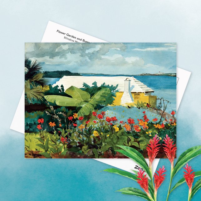 Cartão Postal Cartão-postal Winslow do Jardim Bermuda de Bungalo (Criador carregado)