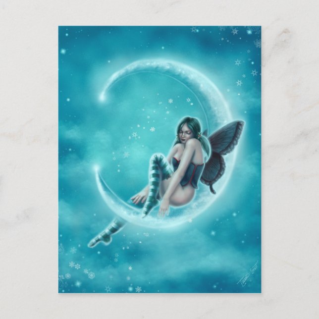 Cartão Postal Cartão-postal Wintergreen Moon (Frente)