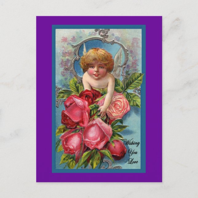 Cartão Postal Cartão-postal Wishing You Love (Frente)