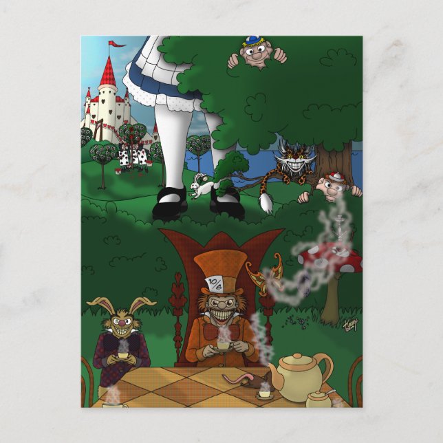 Cartão Postal Cartão-postal Wonderland (Frente)