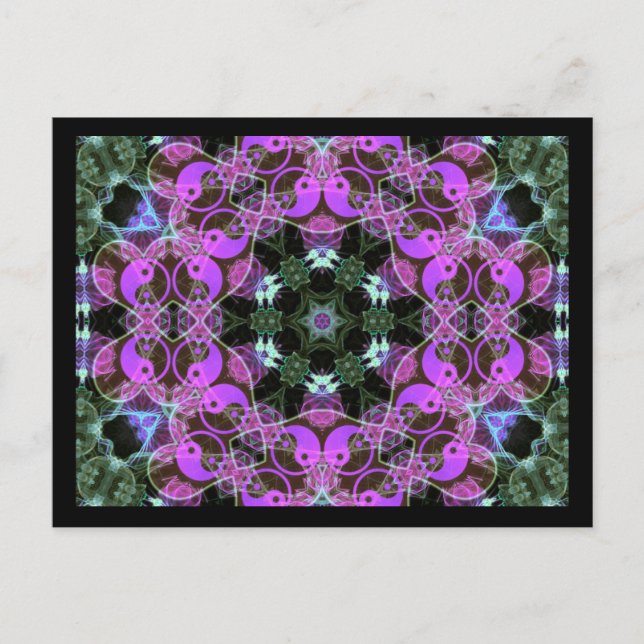 Cartão Postal Cartão-postal YinYang Hexagon (Frente)