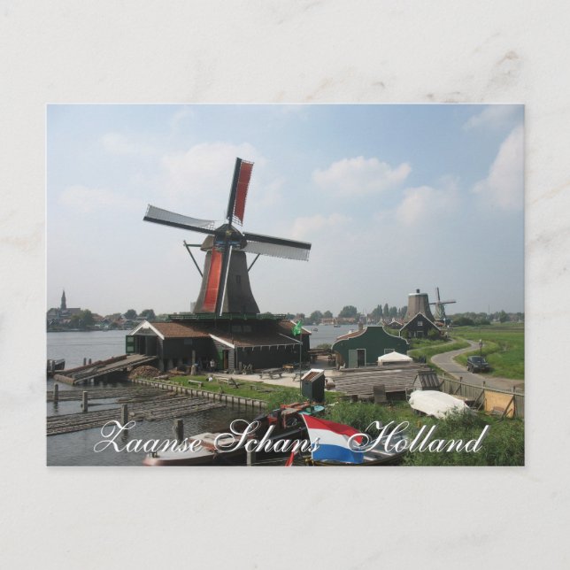Cartão Postal Cartão-postal Zaanse Schans (Frente)