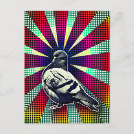 Cartão Postal Cartão-postal zangado Pigeon