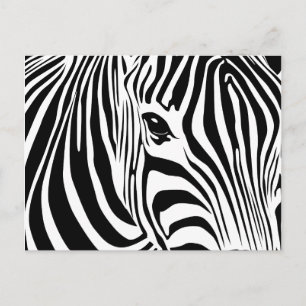 Cartão Postal Cartão-postal Zebra