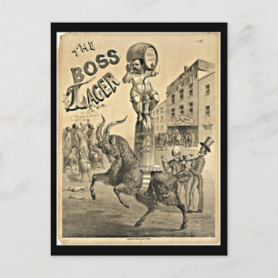 Cartão Postal Cartão-Vintage Boston Artwork-40