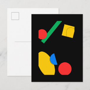 Cartão Postal Cartas Clássicas de Baralho