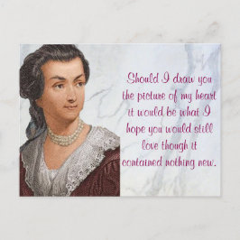 Cartão Postal Cartas de amor de Abigail Adams