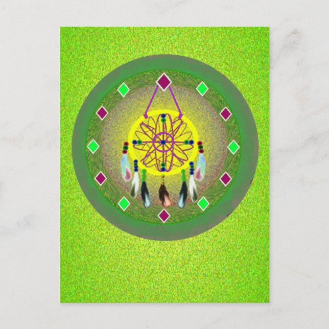 Cartão Postal Cartas de Captura de Sonhos (Frente)