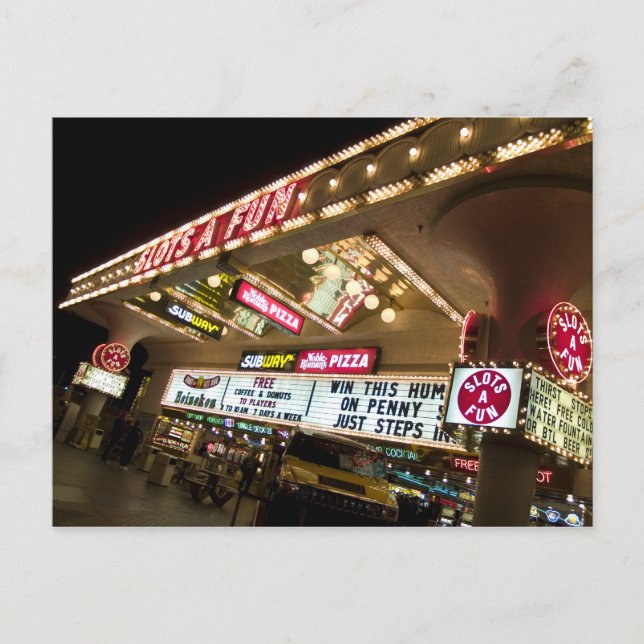Cartão Postal Cartas de Foto em Las Vegas 2007 (Frente)