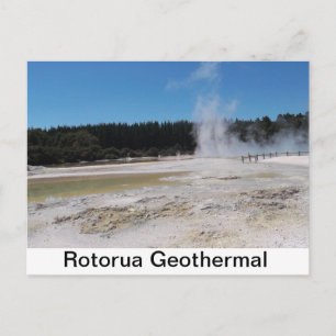 Cartão Postal Cartaz adorável da área geotérmica de Rotorua