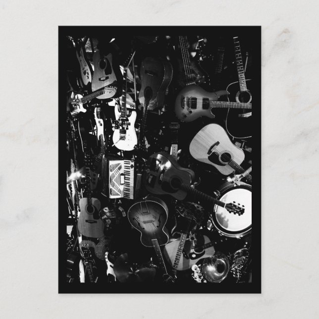 Cartão Postal Cartaz-Ame as Artes-Guitarras (Frente)