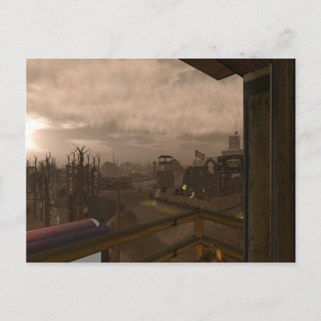 Cartão Postal Cartaz apocalíptico (Frente)