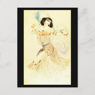 Cartão Postal Cartaz-Arte de Moda-Bakst 25