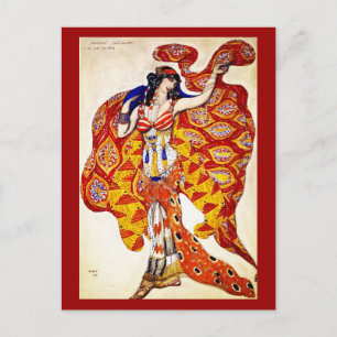 Cartão Postal Cartaz-Arte de Moda-Bakst 31