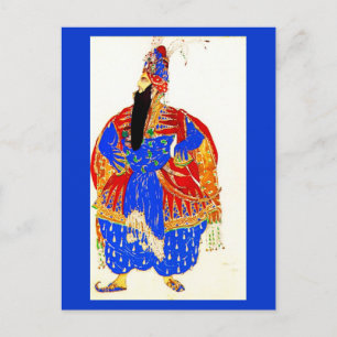 Cartão Postal Cartaz-Arte de Moda-Bakst 35