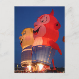 Cartão Postal Cartaz brilhante do balão