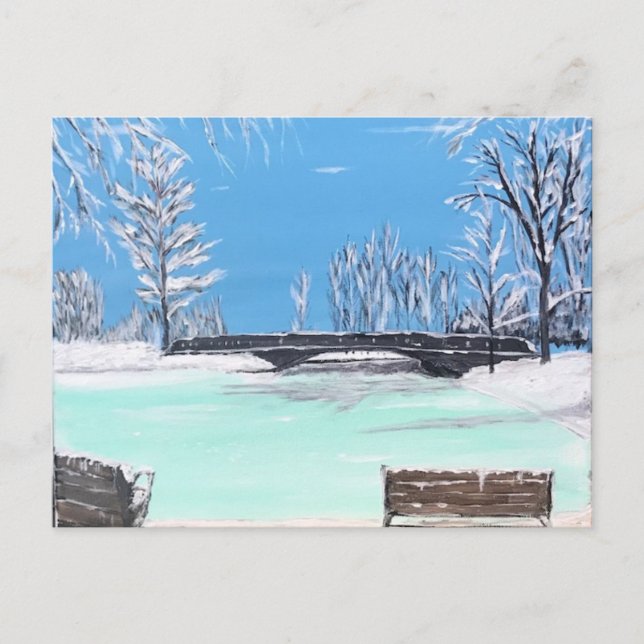 Cartão Postal Cartaz brilhante "Eden Park" (Frente)