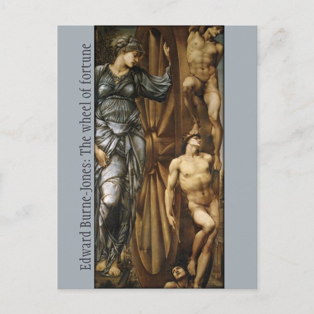 Cartão Postal Cartaz Burne-Jones da Fortune CC0424 (Frente)