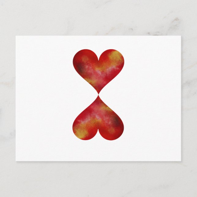 Cartão Postal Cartaz cardíaco (Frente)