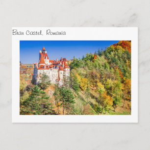 Cartão Postal Cartaz - castelo Bran Romênia