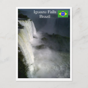 Cartão Postal Cartaz Cataratas de Iguazu Falls