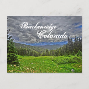 Cartão Postal Cartaz cênico de Breckenridge Colorado