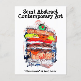 Cartão Postal Cartaz Cheeseburger #170229