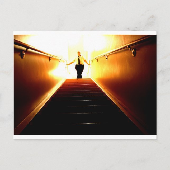 Cartão Postal Cartaz da borboleta por Niki (Frente)