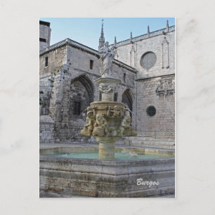 Cartão Postal Cartaz da Catedral de Burgos