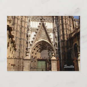 Cartão Postal Cartaz da Catedral de Sevilha