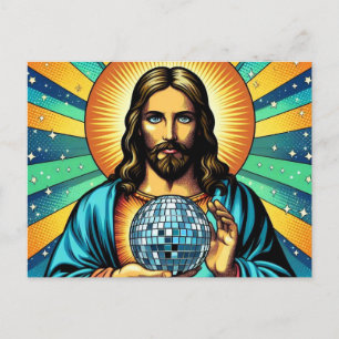 Cartão Postal Cartaz da discoteca!