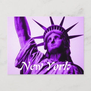 Cartão Postal Cartaz da estátua da liberdade em Nova Iorque