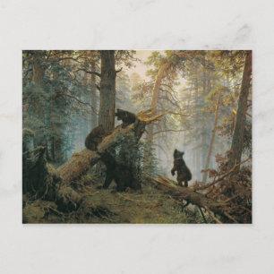 Cartão Postal Cartaz da Floresta de Shiskin