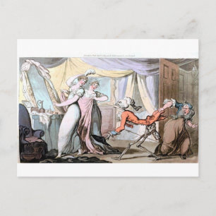 Cartão Postal Cartaz da morte das damas Boudoir