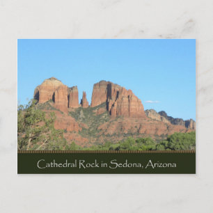 Cartão Postal Cartaz da paisagem da Catedral Rocha