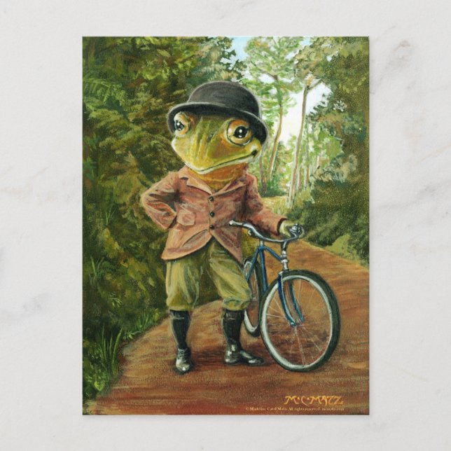 Cartão Postal Cartaz da pista de domingo (Frente)