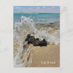 Cartão Postal Cartaz da praia de Lobos