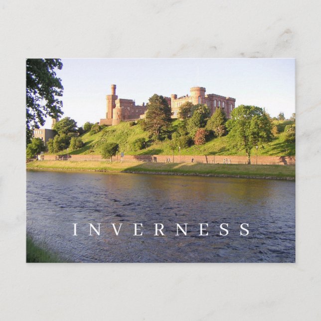 Cartão Postal Cartaz da vista Inverness Castle (Frente)