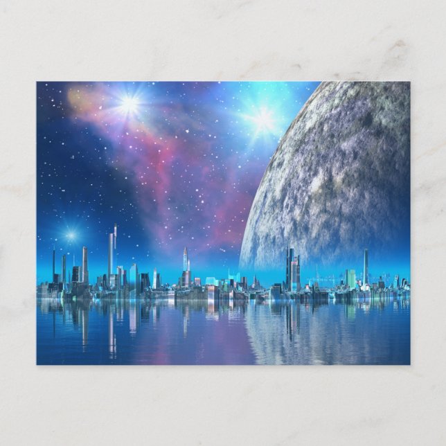 Cartão Postal Cartaz das cidades de Cobalt Island (Frente)