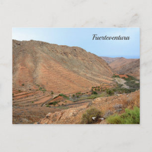 Cartão Postal Cartaz das montanhas Fuerteventura