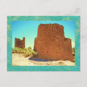 Cartão Postal Cartaz das Torres Antigas de Hovenweep