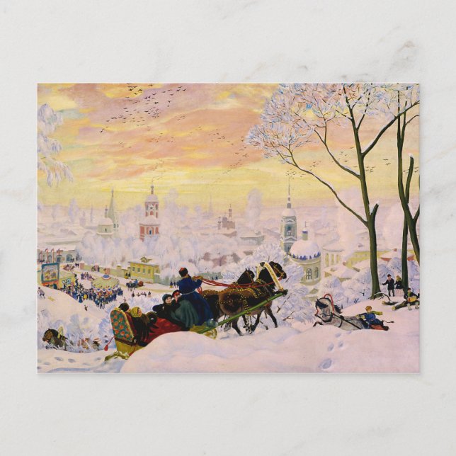 Cartão Postal Cartaz de arte "Pancake Week" (Frente)