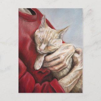 Cartão Postal Cartaz De Arte Para Gatos