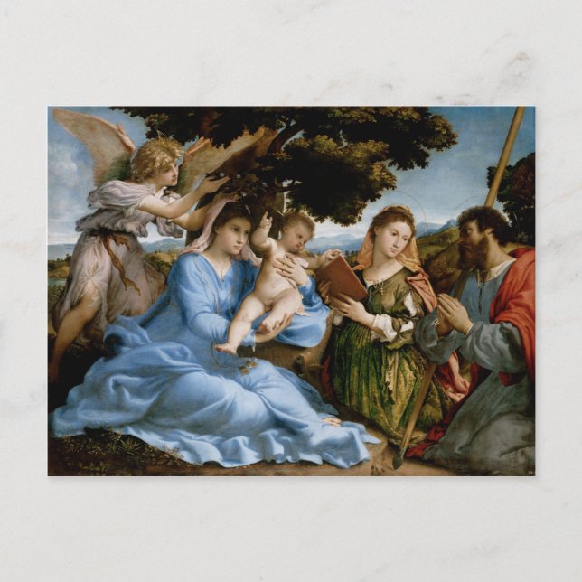 Cartão Postal Cartaz de Arte Religiosa (Frente)