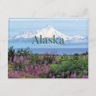 Cartão Postal Cartaz de beleza natural do Alaska
