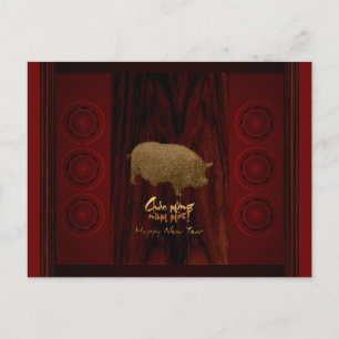 Cartão Postal Cartaz de boas-vindas vietnamita