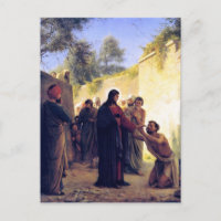 Cartaz de Carl Bloch sobre o Homem Cego