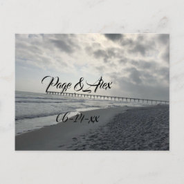 Cartão Postal Cartaz de casamento