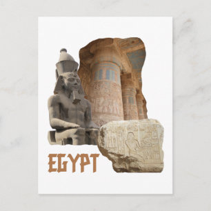 Cartão Postal Cartaz de colagem de fotos EGYPT