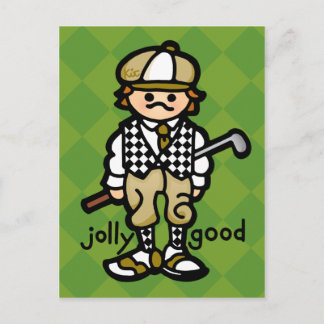 Cartão Postal Cartaz de colocar verde.